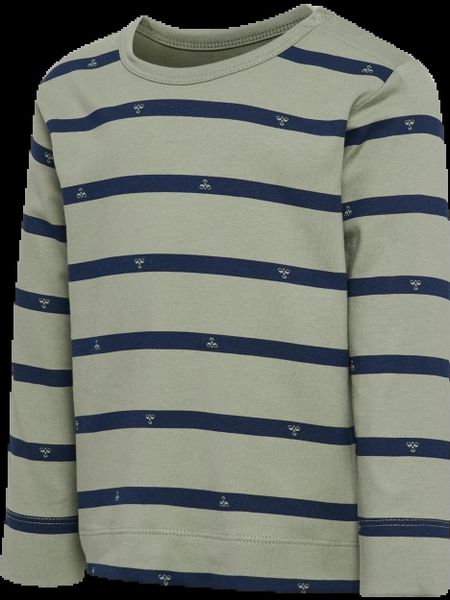 Hummel Koszulka z długim rękawem hmlMINI REG STRIPY BEE — bawełna organiczna, w. Szare t-shirty damskie HUMMEL, l, bez wzorów, z bawełny, bez kołnierzyka. Za 149.00 zł.