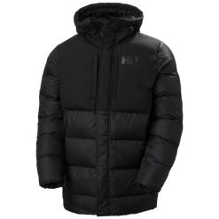 Długa kurtka Helly Hansen active puffy. Czarne kurtki męskie Helly Hansen, m, bez wzorów, z syntetyku, casualowe, bez kaptura. W wyprzedaży za 1,066.75 zł.