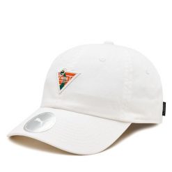Czapka z daszkiem Puma. Białe czapki z daszkiem damskie Puma, bez wzorów. Za 79.99 zł.