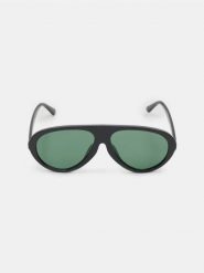 Okulary przeciwsłoneczne retro - czarny. Czarne okulary przeciwsłoneczne damskie Sinsay. Za 19.99 zł.