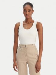 Marella Top Tiglio 2615941051 Écru Slim Fit. Topy damskie Marella, l, bez wzorów, z syntetyku, bez kołnierzyka. Za 319.99 zł.