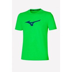 Koszulka do biegania męska Mizuno Core RB Tee. Zielone t-shirty sportowe męskie Mizuno, m, bez ramiączek, do biegania. Za 94.99 zł.