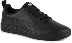 Damskie buty sportowe sneakersy niskie czarne PUMA Rickie Jr. Czarne buty sportowe na co dzień damskie Puma, bez wzorów, z gumy, trekkingowe. Za 119.00 zł.