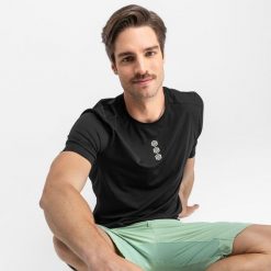 Koszulka rowerowa gravel męska Locust. Czarne t-shirty sportowe męskie SIROKO, m, bez ramiączek, rowerowe. Za 169.00 zł.