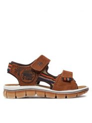 Primigi Sandały 5896033 M Brązowy. Brązowe sandały chłopięce Primigi, z materiału, bez zapięcia. Za 169.99 zł.