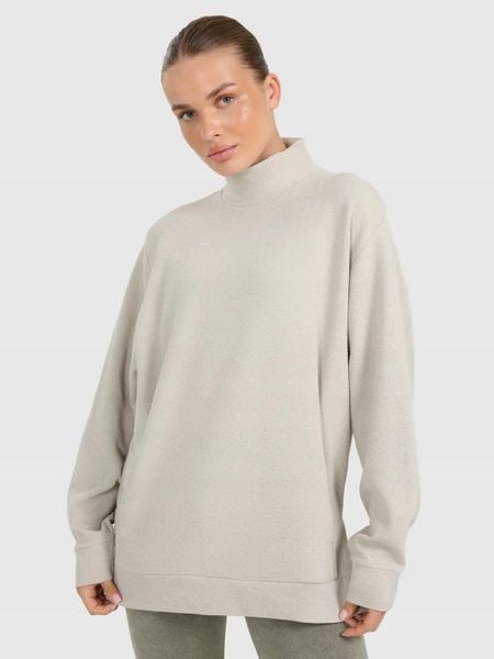 BLUZA DAMSKA DRESOWA 4F TRENINGOWA DO JOGI TFSWF589 S KOLOR BEŻOWY. Brązowe kurtki do biegania damskie 4f, l, bez wzorów, z bawełny, bez kaptura. Za 199.99 zł.