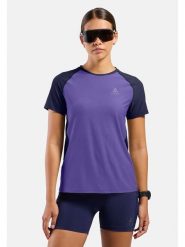 Odlo Koszulka "X-Alp Trail" w kolorze fioletowym do biegania rozmiar: M. Różowe bluzki sportowe damskie Odlo, m, bez kołnierzyka, bez ramiączek. Za 224.95 zł.