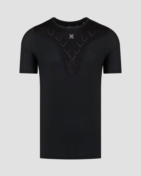 Koszulka biegowa męska X-Bionic Corefusion Run Shirt czarna. Czarne t-shirty sportowe męskie X BIONIC, m, z dzianiny, bez ramiączek, do biegania. Za 469.99 zł.