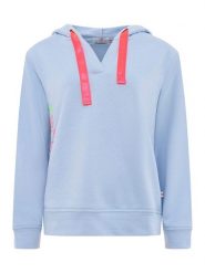 Zwillingsherz Bluza "Smile" w kolorze błękitnym rozmiar: L/XL. Niebieskie bluzy z kapturem damskie Zwillingsherz, l. Za 206.91 zł.