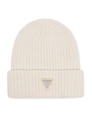 Guess Czapka H6BZ01 Z1535 Kremowy. Białe czapki dziecięce Guess, na zimę, z aplikacjami, z poliesteru. Za 114.99 zł.