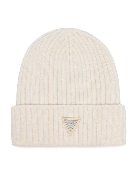 Guess Czapka H6BZ01 Z1535 Kremowy. Białe czapki dziecięce Guess, na zimę, z aplikacjami, z poliesteru. Za 114.99 zł.