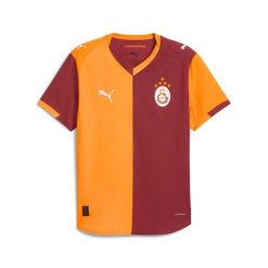 Męska autentyczna koszulka domowa Galatasaray SK 25/26 PUMA. Brązowe t-shirty sportowe męskie Puma, m, z materiału, bez ramiączek, do piłki nożnej. Za 639.00 zł.
