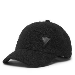 Czapka z daszkiem Guess. Czarne czapki z daszkiem damskie Guess, z aplikacjami. Za 174.99 zł.