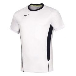 T-shirt Męski Premium HighKyu. Białe t-shirty męskie Mizuno, m, bez wzorów, bez kołnierzyka. Za 152.99 zł.