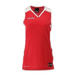 Damski tank top Spalding Legacy. Białe topy sportowe damskie Spalding, l, bez wzorów, bez ramiączek. Za 164.00 zł.