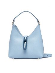 Furla Torebka Iride Mini WE00876 ARE000 KH CDZ00 Błękitny. Niebieskie torebki klasyczne damskie Furla, bez wzorów, ze skóry, bez dodatków. Za 1,019.00 zł.