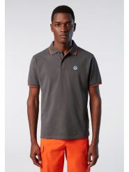 North Sails Koszulka polo w kolorze antracytowym rozmiar: XXL. Czarne koszulki polo męskie North Sails, xxl, bez wzorów, z bawełny, bez ramiączek. Za 166.95 zł.