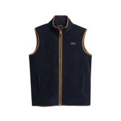 Kamizelka polarowa Superdry Estate. Niebieskie kamizelki męskie Superdry., m, z polaru. Za 413.50 zł.