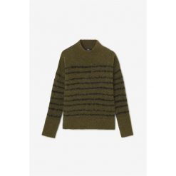 Damski sweter z długim rękawem Le Temps des cerises August. Brązowe swetry klasyczne damskie Le Temps des Cerises, na zimę, bez kołnierzyka. Za 382.50 zł.