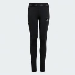 Legginsy TECHFIT. Białe legginsy damskie Adidas, m, bez wzorów, z elastanu. Za 149.00 zł.