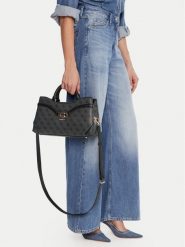 Guess Torebka Dea HWSG79 93060 Szary. Szare torebki klasyczne damskie Guess, z aplikacjami, ze skóry, bez dodatków. Za 359.99 zł.