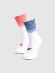 4F Skarpety casual za kostkę (2-pack) uniseks - multikolor 39-42. Skarpetki męskie 4f, bez wzorów. Za 59.99 zł.