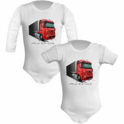 Mercedes-Benz Actros — body. Body niemowlęce nikiniki, bez wzorów, z bawełny, bez ramiączek. W wyprzedaży za 50.15 zł.