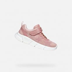 Buty GEOX J ARIL GB Rose. Czerwone obuwie treningowe damskie Geox, na fitness i siłownię. Za 174.99 zł.