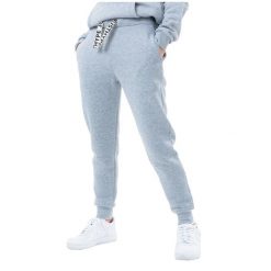 Spodnie sportowe damskie Drawstring Joggers. Szare spodnie sportowe damskie Hype, z bawełny, trekkingowe. Za 109.99 zł.