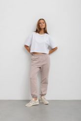 LEKKIE SPODNIE CELINE CAFFE LATTE XS - Flawless. Spodnie dresowe damskie Flawless, s, bez wzorów, z bawełny. Za 155.00 zł.