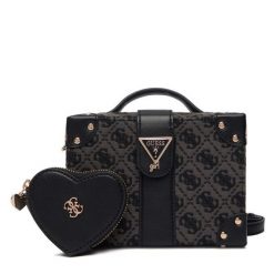 Torebka Guess. Szare torebki klasyczne damskie Guess, z aplikacjami, bez dodatków. Za 349.99 zł.