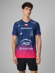 4F Koszulka meczowa replika wyjazdowa z sezonu 2025/26 męska 4F x Projekt Warszawa - granatowa XL. Niebieskie t-shirty sportowe męskie 4f, m, z dzianiny, bez ramiączek. Za 189.99 zł.