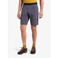 Spodenki wspinaczkowe męskie La Sportiva Helixir Shorts. Szare szorty męskie La Sportiva, bez kołnierzyka. Za 361.99 zł.