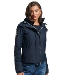Kurtka damska Superdry Pop Zip Arctic SD-Windcheater. Niebieskie kurtki damskie Superdry., bez kaptura. Za 415.20 zł.