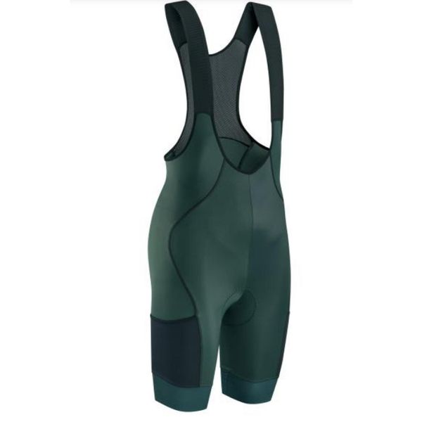 Spodenki rowerowe DISCOVER BIBSHORT, zielone. Zielone szorty męskie GIST, bez wzorów, sportowe. Za 399.00 zł.