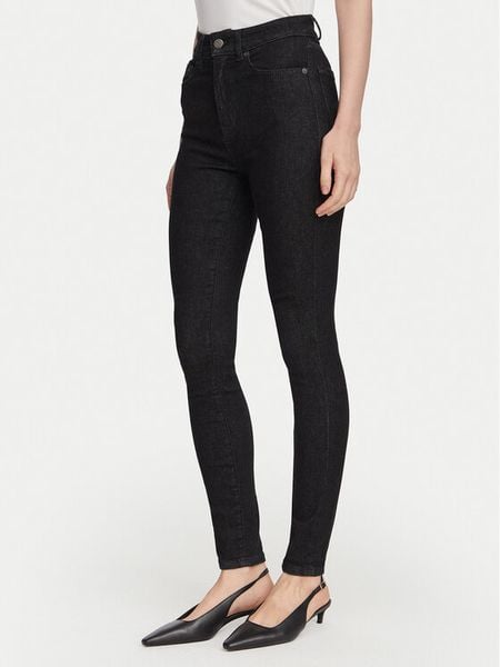 BOSS Jeansy Maye 50518253 Czarny Super Skinny Fit. Czarne jeansy damskie Boss. Za 449.99 zł.