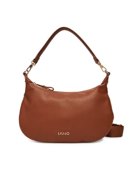 Liu Jo Torebka Esc M Hobo AF5133 E0058 Brązowy. Brązowe torebki klasyczne damskie Liu Jo, bez wzorów, ze skóry, bez dodatków. Za 629.99 zł.