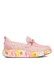 Laura Vita Półbuty Nikito 76 Różowy. Czerwone półbuty damskie Laura Vita, bez wzorów, ze skóry, bez obcasa, na płaskiej podeszwie. Za 519.99 zł.