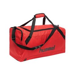 Torba sportowa dla dorosłych Hummel Core Sports Bag. Czarne torby podróżne damskie HUMMEL, bez wzorów. Za 89.99 zł.