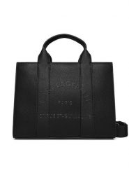 KARL LAGERFELD Torebka A4W30264 Czarny. Czarne torebki klasyczne damskie Karl Lagerfeld, bez wzorów, ze skóry, bez dodatków. Za 679.99 zł.