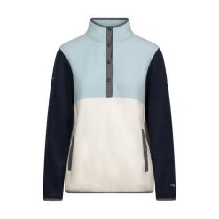 Bluza Polarowa Damska Garzoni AT100. Niebieskie bluzy bez kaptura damskie Trespass, z polaru. Za 127.99 zł.