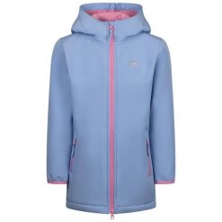 Trespass Brennagh - damska kurtka softshell chabrowy. Niebieskie kurtki damskie Trespass, s, bez wzorów, z materiału, z kapturem. Za 200.77 zł.