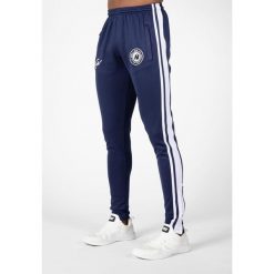 Stratford Track Spodnie - Granatowy. Niebieskie spodnie dresowe męskie GORILLA WEAR, z dresówki. Za 212.00 zł.