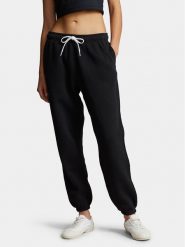 Polo Ralph Lauren Spodnie dresowe Prl Flc Pnt 211943009003 Czarny Regular Fit. Czarne spodnie dresowe damskie Polo Ralph Lauren, l, bez wzorów, z bawełny. Za 439.99 zł.
