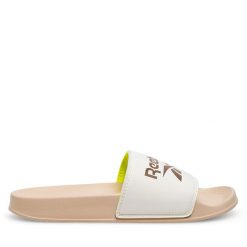 Klapki Reebok. Klapki damskie Reebok, bez wzorów, bez obcasa. Za 99.99 zł.