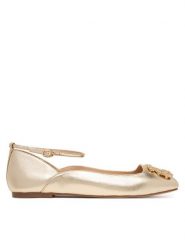 Liu Jo Baleriny Brigitte 01 SF5039 P0231 Złoty. Żółte baleriny damskie Liu Jo, bez wzorów, ze skóry, bez obcasa. Za 629.99 zł.