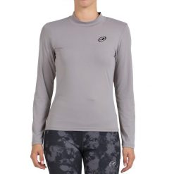 T-shirt Long Sleeve Bullpadel Beldo At94012000 Woman. Szare t-shirty damskie bullpadel, s, bez wzorów, z jersey, bez kołnierzyka. Za 178.50 zł.