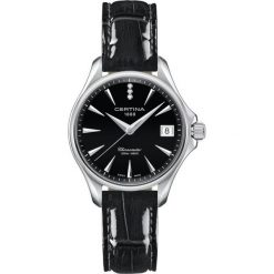 PROMOCJA ZEGAREK CERTINA DS Action C032.051.16.056.00. Czarne zegarki damskie CERTINA, ceramiczne. W wyprzedaży za 1,663.21 zł.
