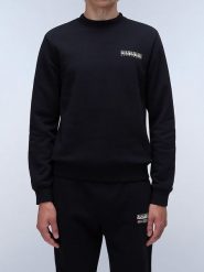 Napapijri Bluza w kolorze czarnym rozmiar: XS. Czarne bluzy bez kaptura damskie Napapijri, xs. Za 105.14 zł.
