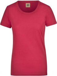 T-shirt damski James & Nicholson Vintage różowy. Czerwone t-shirty damskie Givova, m, z aplikacjami, z bawełny, bez kołnierzyka. Za 110.99 zł.